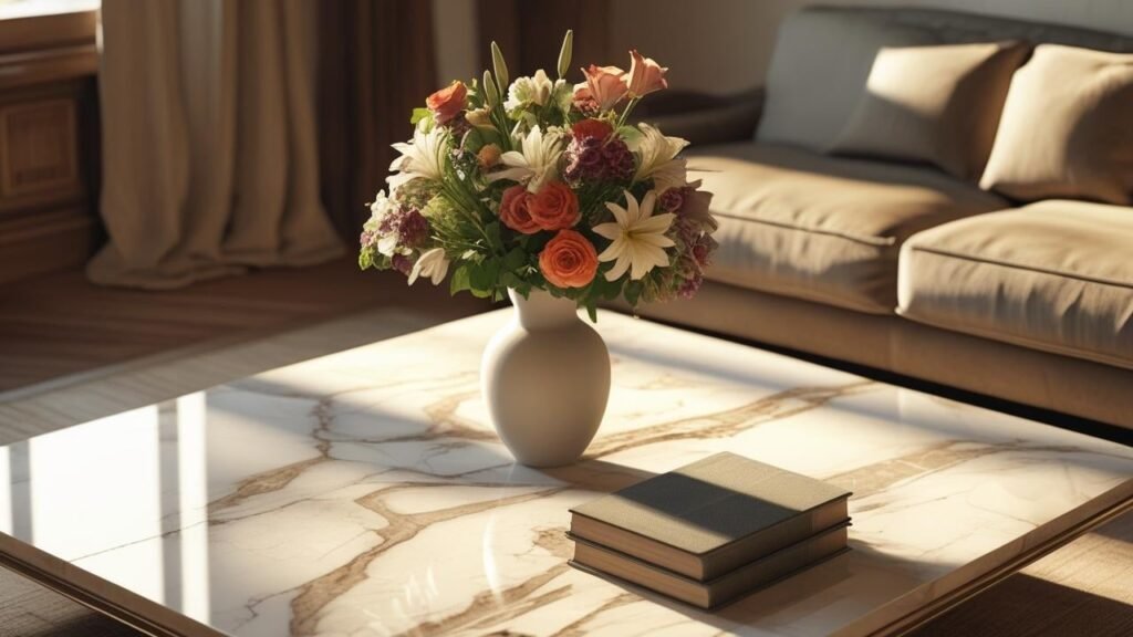 styling a marble table